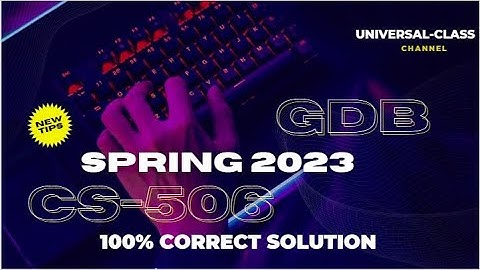 CS506 GDB Solution Spring 2023 || cs506 gdb solution 2023