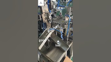 Semi-automatic hose clamp machine debugging automatic screening #machine #automatic #youtubeshorts