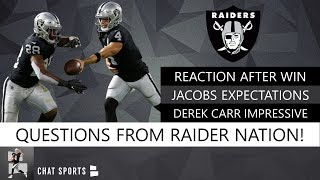 The oakland raiders offense and defense played great in week 1 on
monday night football, taking care of business against their afc west
rival denver bron...