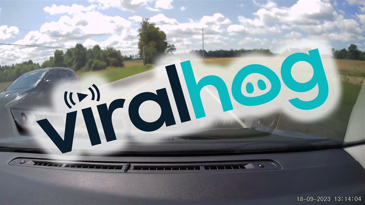 Car On The Wrong Side Of The Road || ViralHog - YouTube