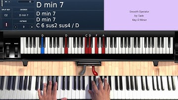 Smooth Operator (by Sade) - Piano Tutorial