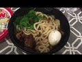 Dinners w angry math dude udon nongshim noodles tastes better with meatballs  boiled egg spinach