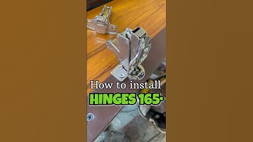 How to install soft close hinge | 165 degree hinge | Easy Installation
