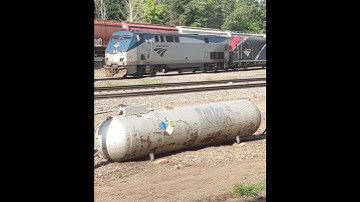 Amtrak P42DC quill horn salute #shorts