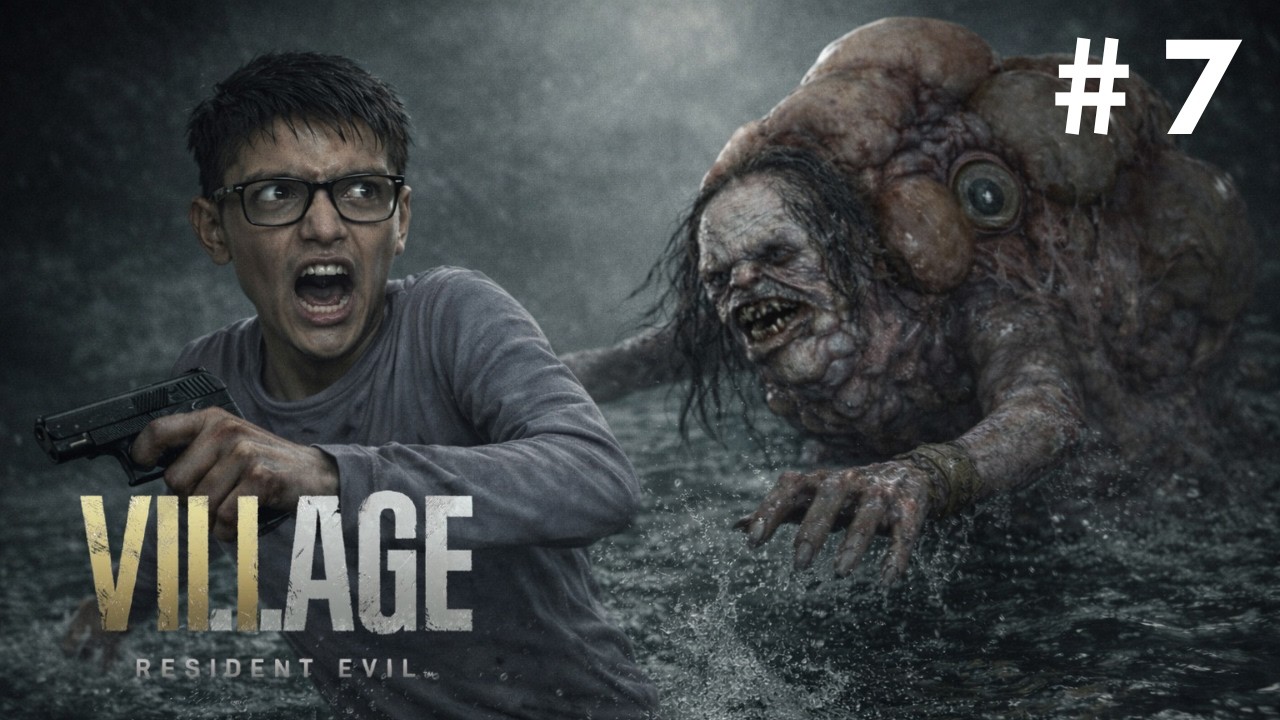 Fighting With This Weird Water Monster | Resident Evil 8 : Village | Complete Gameplay #7