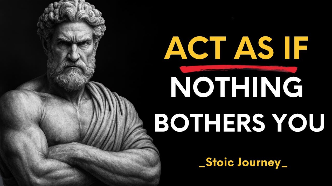 Act As If Nothing Bothers You | Stoic Wisdom for Inner Peace