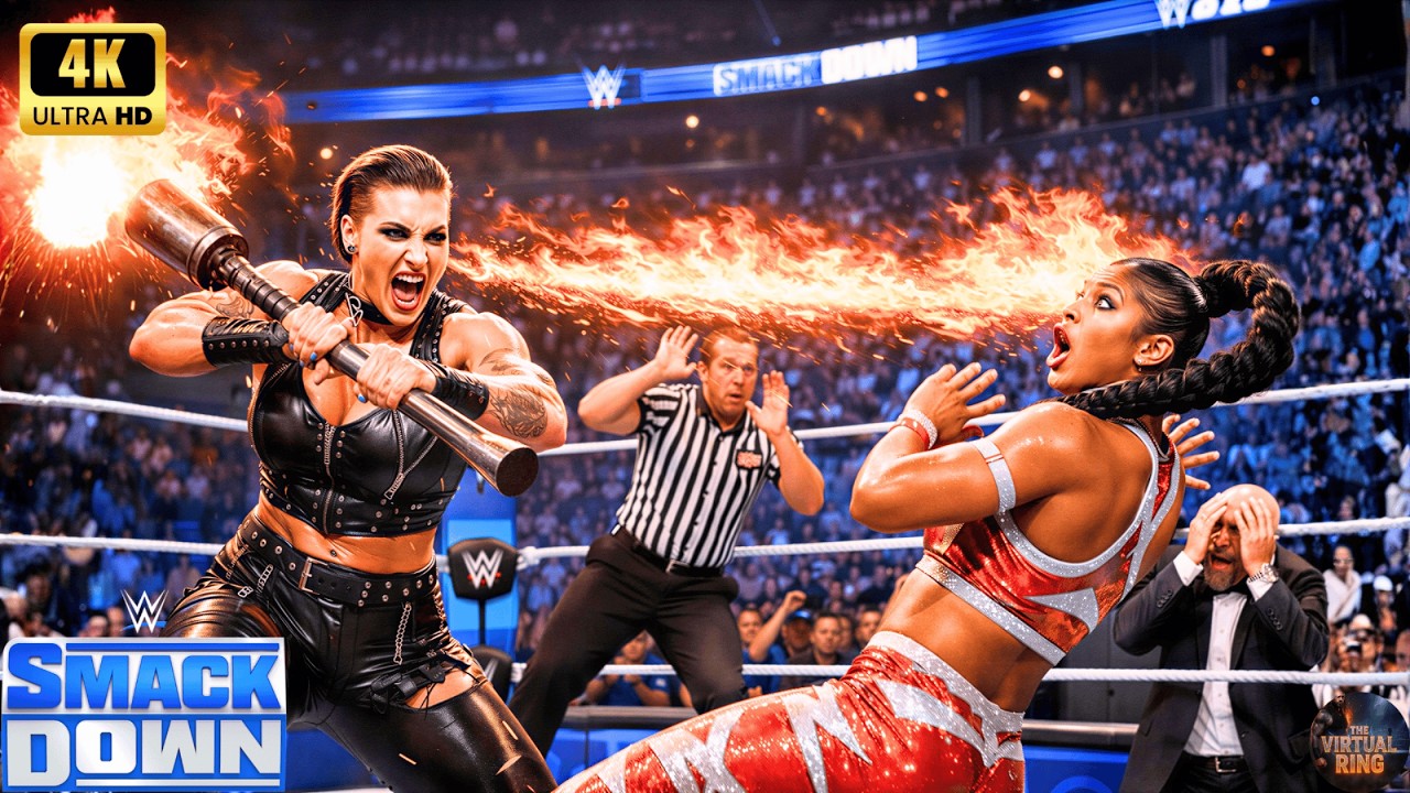 Риа Рипли против Бьянки Белэр • WWE SmackDown • 26 февраля 2026 г. 👑 #rhearipley #biancabelair