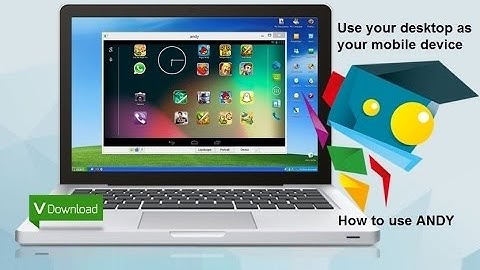 How to use an Android emulator (ANDY)