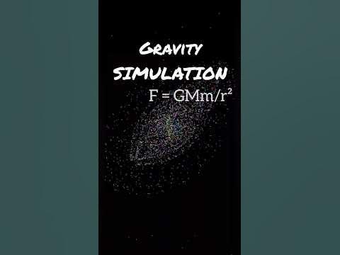 GRAVITY SIMULATION #physics #simulation #shorts - YouTube