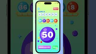 Built in Bingo Caller App, Automatic Voice Over for Bingo Numbers screenshot 1