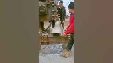 The process of cutting steel plates is shared-Good machinery can improve efficiency