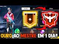 DO OURO AO MESTRE EM 1 DIA NA TEMPORADA 17 (SEM CARTÃO) JOGANDO SOLO!!