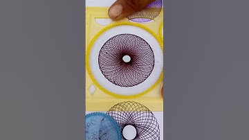 How many rotations did the pen make in total ? ?? #spirograph #shorts #2024 #raniart