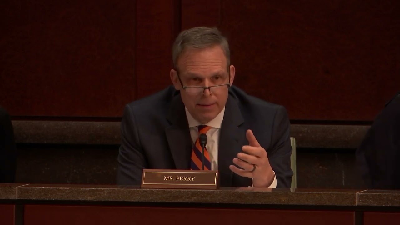 Congressman Perry Grills Officials on UNRWA’s Terrorist Activities