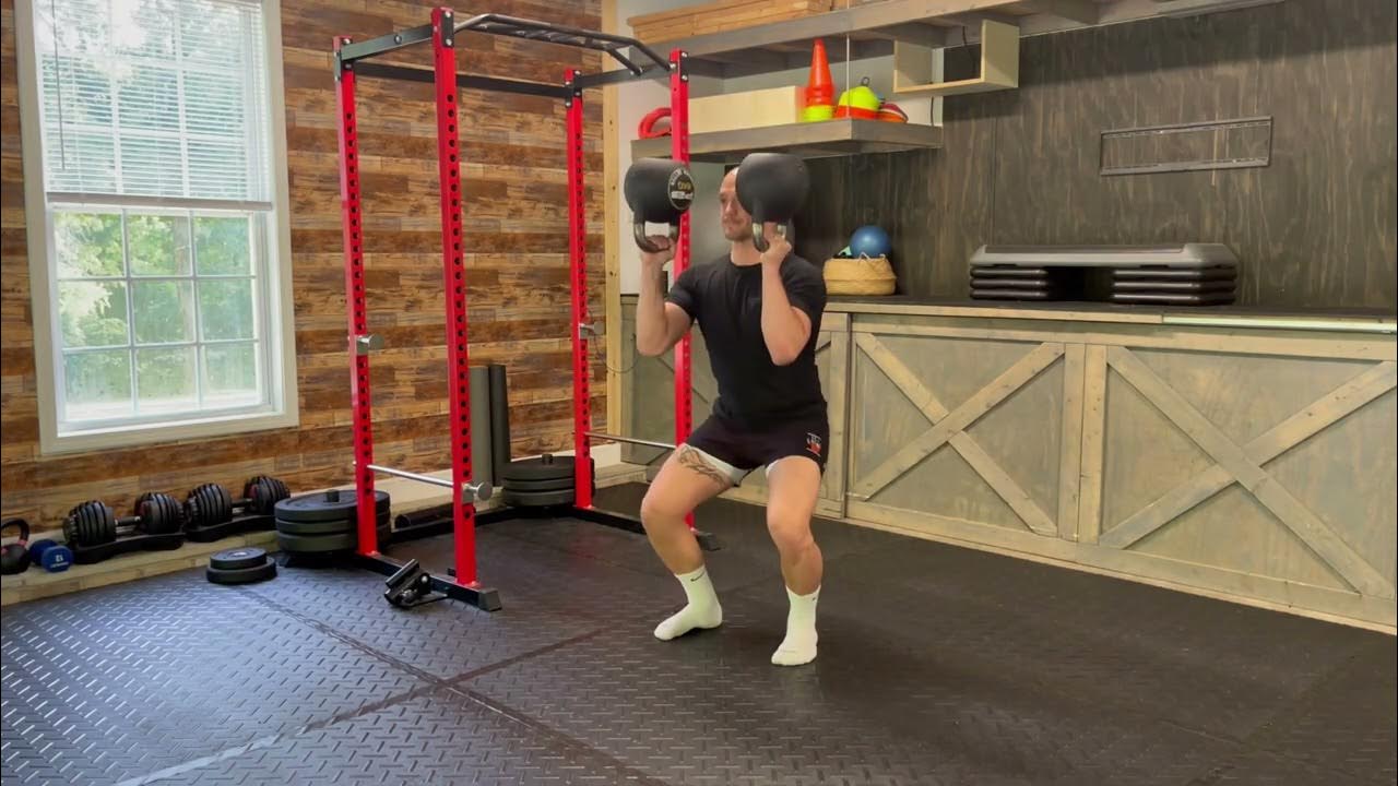 Kettlebell Bottom Up Squat Exercise Library fitness YouTube