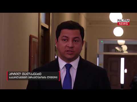 არჩილ თალაკვაძე - საპარლამენტო უმრავლესობა იმუშავებს 2020 წლის ოქტომბრამდე