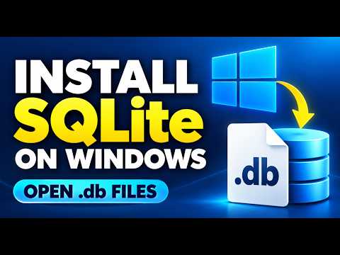 How to Install SQLite on Windows & Open a .db Database | Beginner Tutorial