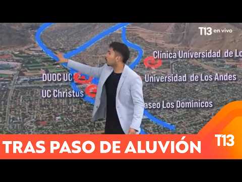 Aluvión en Las Condes: Experto detalla por qué se activaron las quebradas