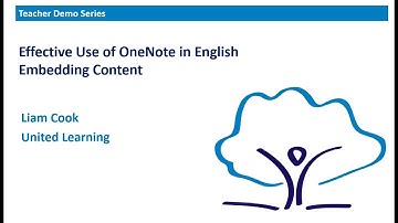 Effective use of OneNote in English - Embedding Content