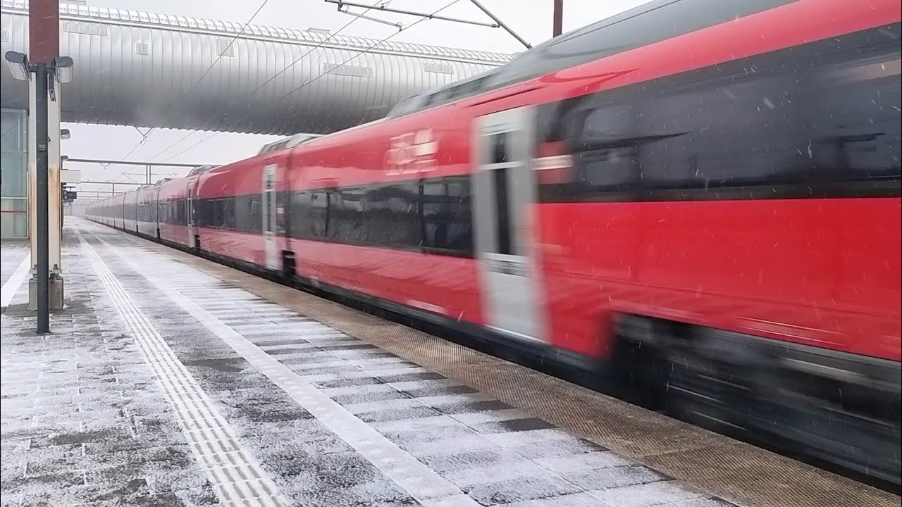 Tog i Sne på Køge nord