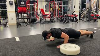 Deficit Drop Push-Up + Catch