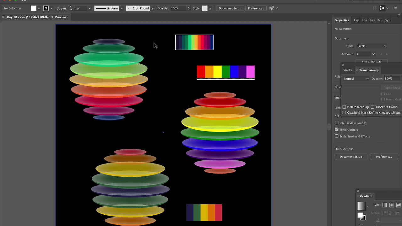 Illustrator: Control bar and Toolbar