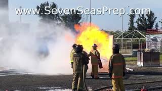 Seven Seas learning about LNG Fire!
