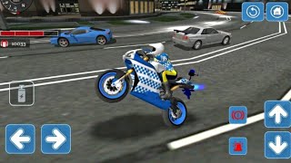 City Police MotorBike 3D Driving Simulator #1 - Android Gameplay screenshot 5