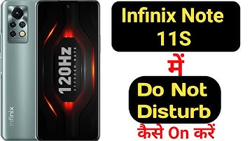 How to enable Do not disturb mode in Infinix Note 11S || Infinix Note 11S do not disturb mode ||
