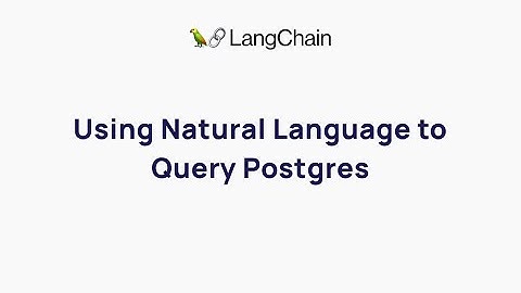 Using Natural Language to Query Postgres with Jacob