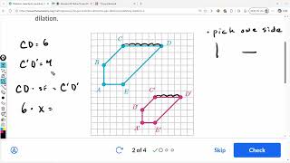 Dilations scale factor: Khan Academy