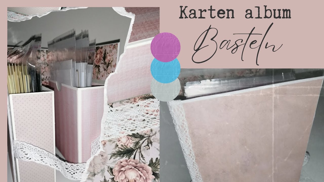 Aufbewahrung für Karten // Kartenalbum basteln /