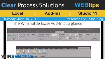 WINSHUTTLE Tutorial & WEBtips: Excel Add-In for Studio