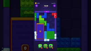 Block Out! Hard Level 64 Solution Walkthrough 
