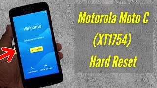 Motorola Moto C XT1754 Hard Reset syltechpro
