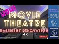 Basement Movie Theatre #HomeTheater #Basement #DIY #Movies #Entertainment #interiordesign #home