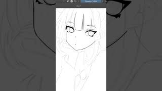 Drawing again  #animeart #drawingprocess #illustration #art #digitalart #drawing