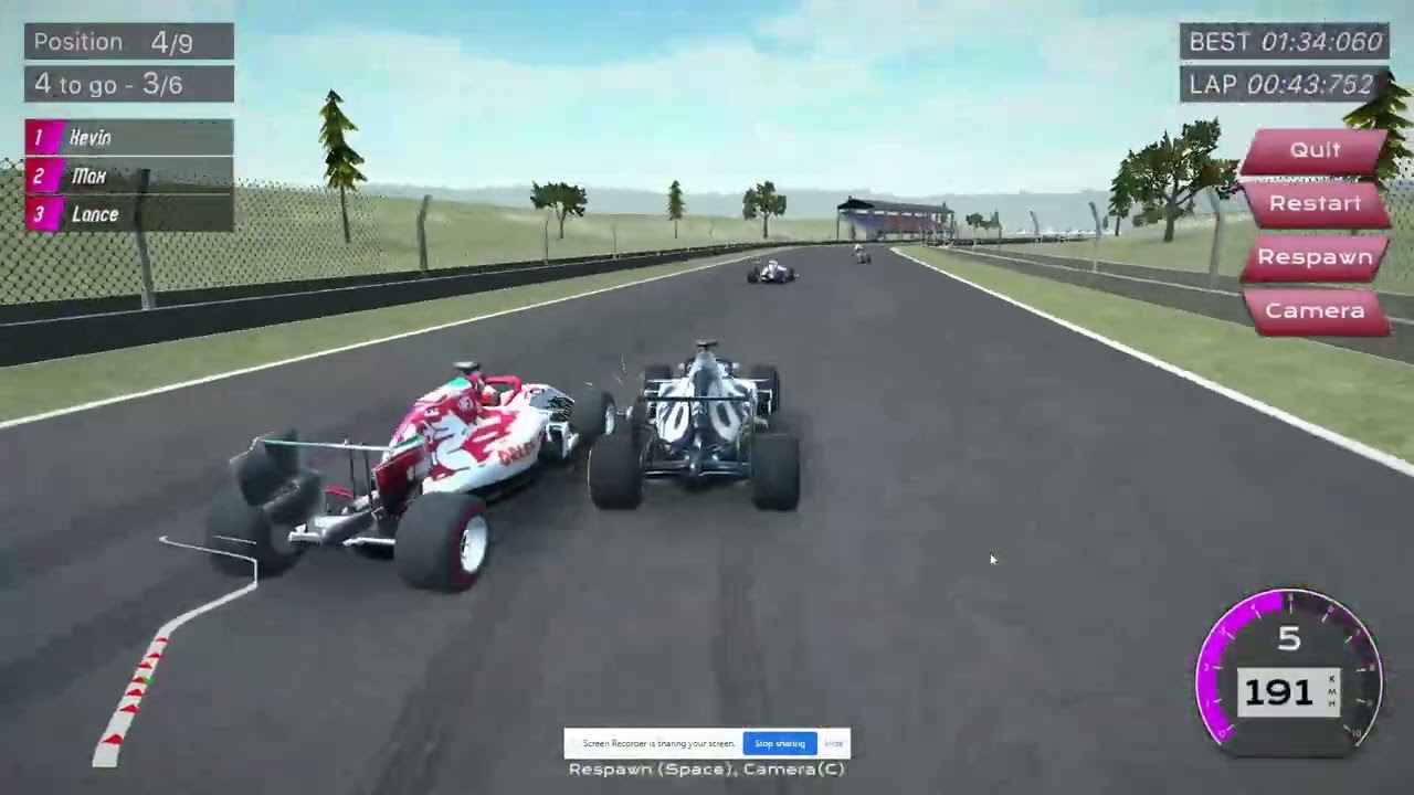 THE FERRARI IS IN THE AIR: Super Star Car Racing Series (Alpha Tauri)