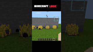 minecraft logic #minecraft #gaming