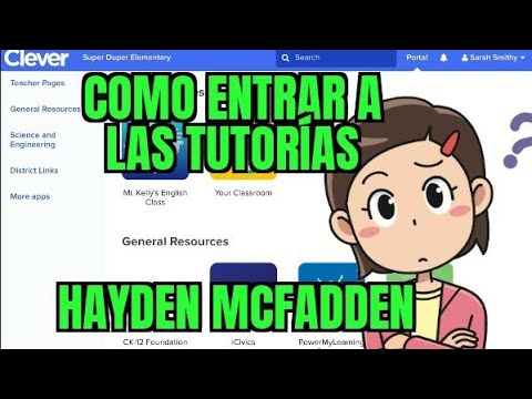 Como entrar a la tutorias Hayden McFadden