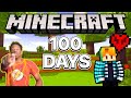 I TRIED THE MINECRAFT 100 DAYS CHALLENGE AND THIS HAPPENED