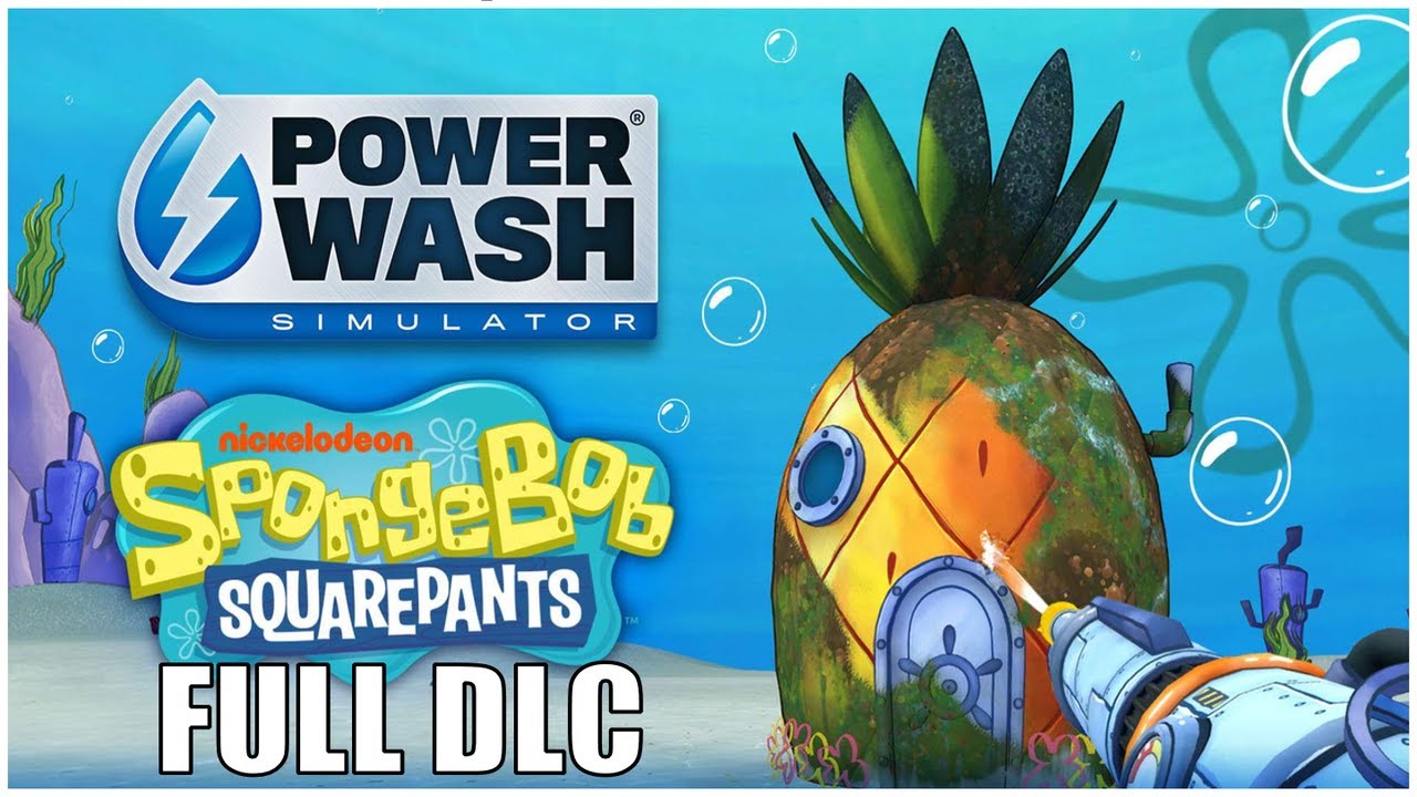 PowerWash Simulator DLC 'SpongeBob SquarePants Special Pack' announced -  Gematsu