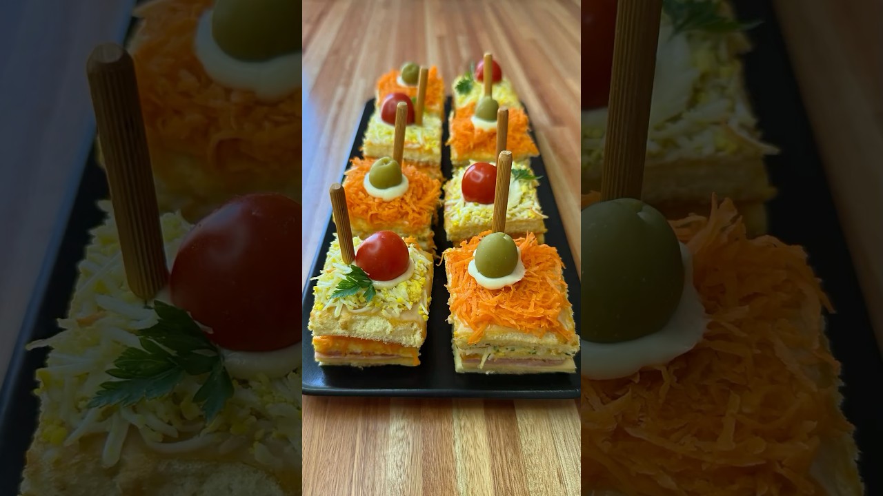 SORPRENDE A TODOS con estos CANAP&Eacute;S #canapes #receta #pionono