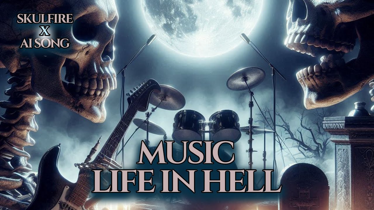 Epic Instrumental Metal Journey with Thunderous Guitar & Drums - Skullfire AI Song