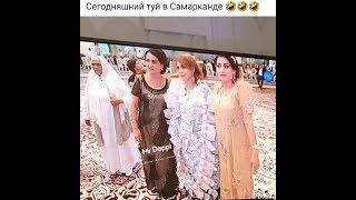 Тўйда пулдан “гулчамбар” таққан аёл асли қаерлик?