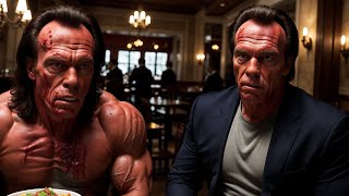 Arnold Eating With Zombiescreated By Ai