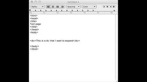 How to Make a Container Expand in HTML