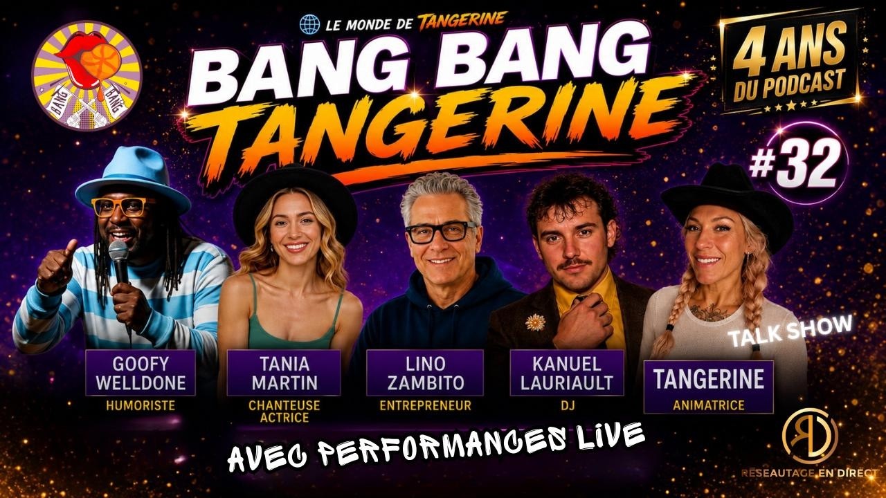 3 invités, trois parcours différents… un seul talk-show - Tania Martin, Lino Zambito, Goofy Welldone