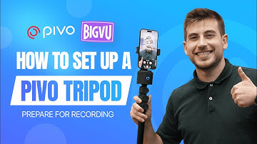 Set Up the PIVO Tripod and prepare for recording!