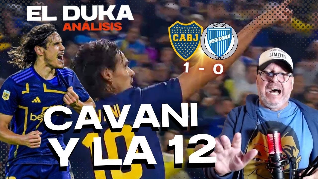 CAVANI Y LA 12 - Boca vs. Godoy Cruz (1-0) - ELDUKA